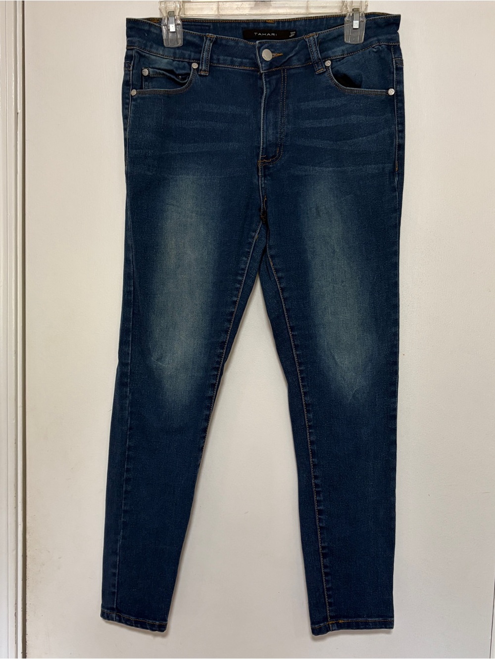 Tahari Indigo Blue Skinny Jeans